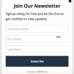 Call to Action | Subscription Optin 